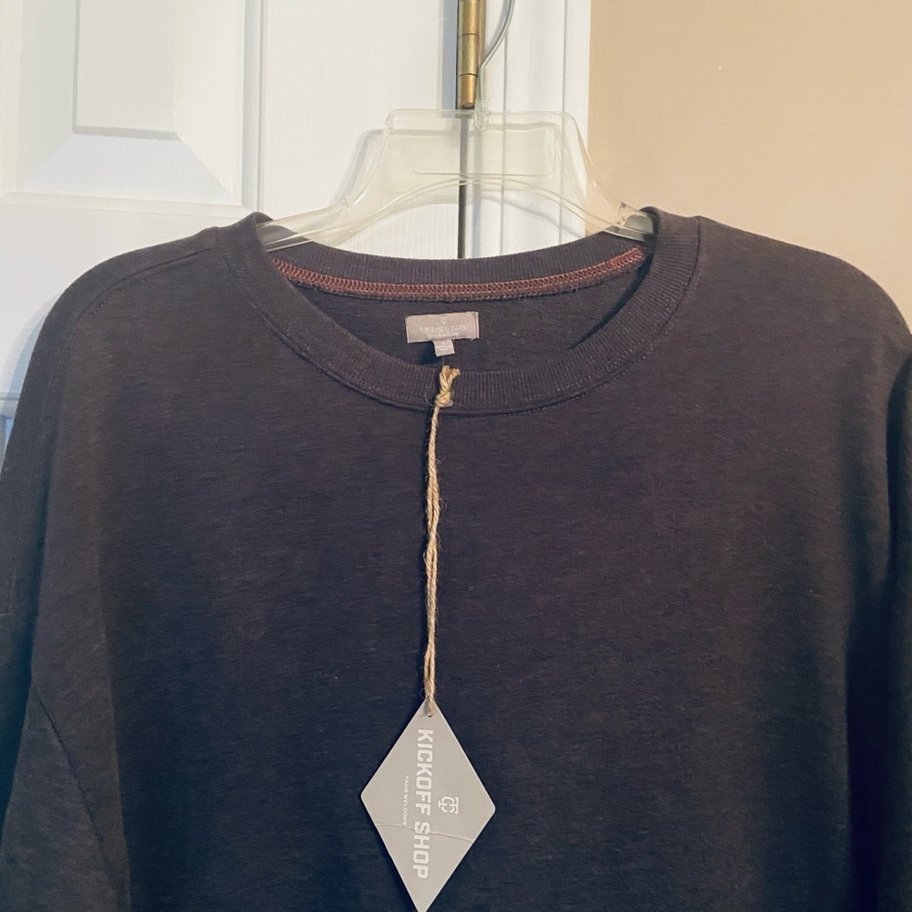 Kick Off Shop Women's Dark Gray Cotton Blend Sweatshirts Size Small - Picture 2 of 7